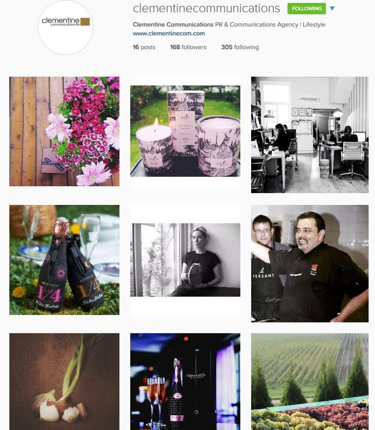 Instagram, here we come ! Clementine Communications