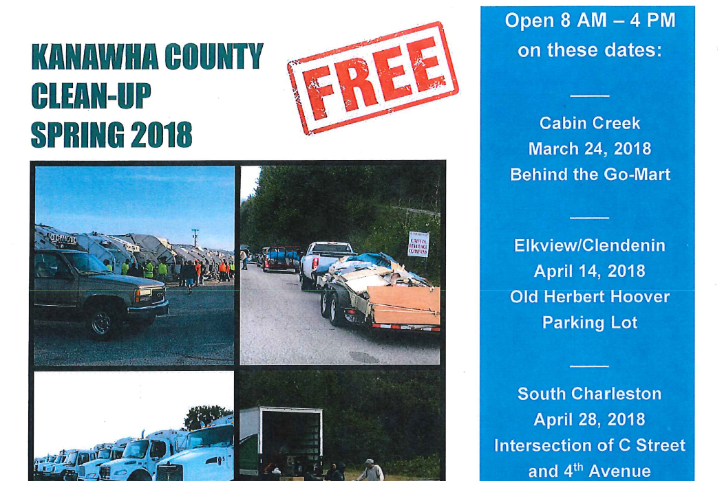 Kanawha County CleanUp Spring 2018 The Clendenin Leader