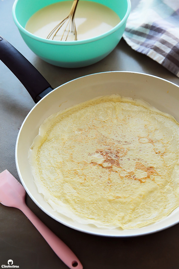 Crème Brûlée Mille Crêpe Cake Cleobuttera