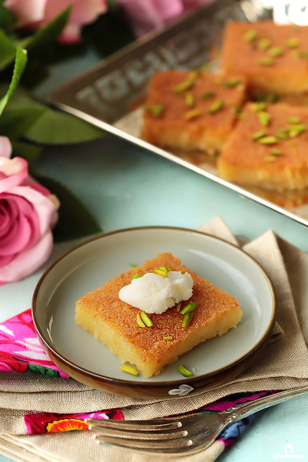 Best Ever Pastry ShopStyle Basbousa Cleobuttera