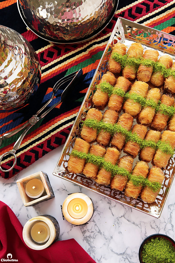 Ricotta Kunafa Rolls Cleobuttera