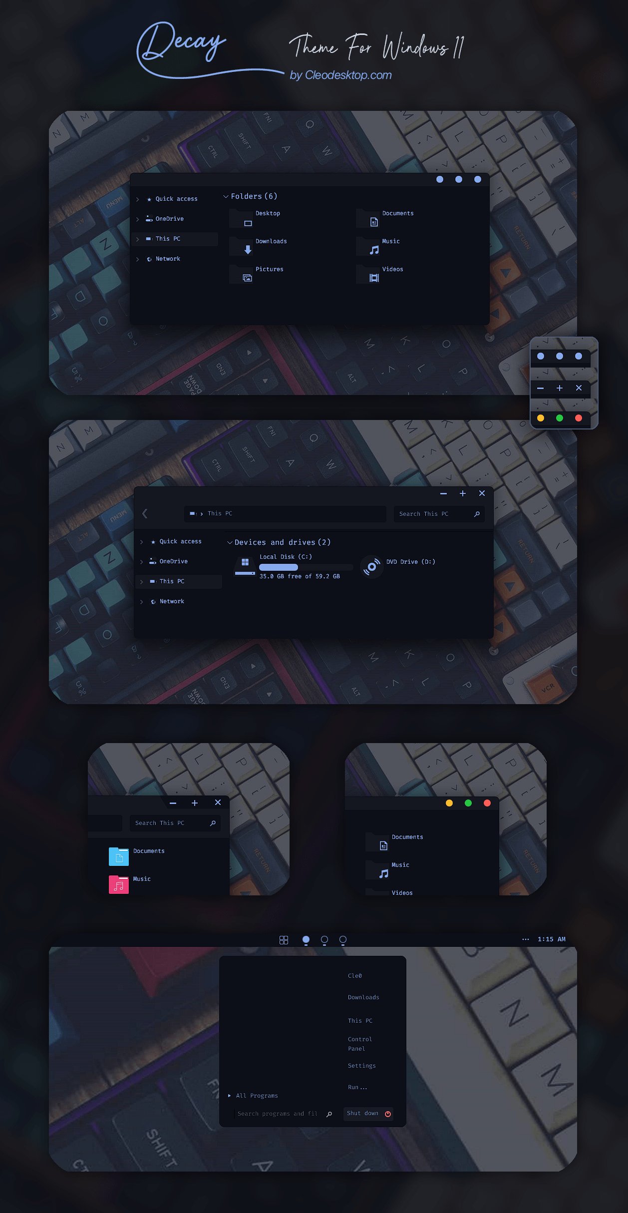 Decay Theme For Windows 11 Cleodesktop
