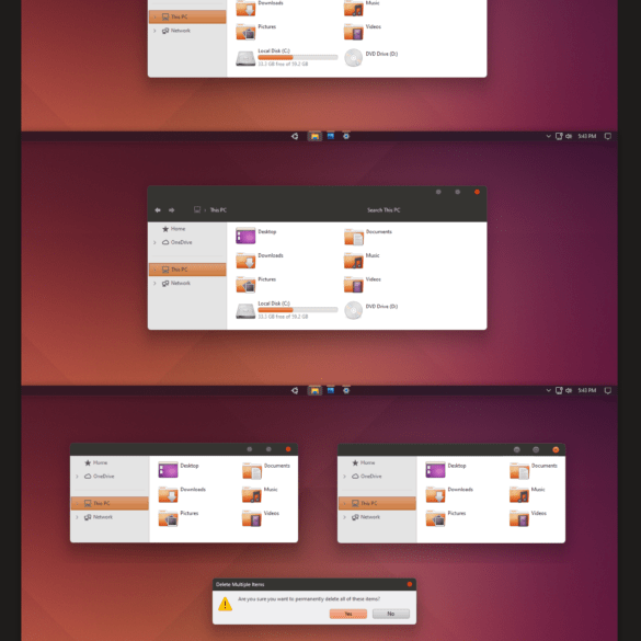 Hover Dark Aero Theme For Windows 10 Cleodesktop