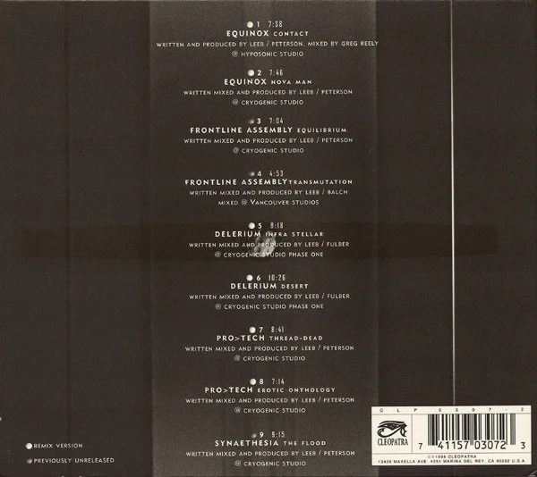 Front Line Assembly & Friends Cryogenic Studio Collection (CD)