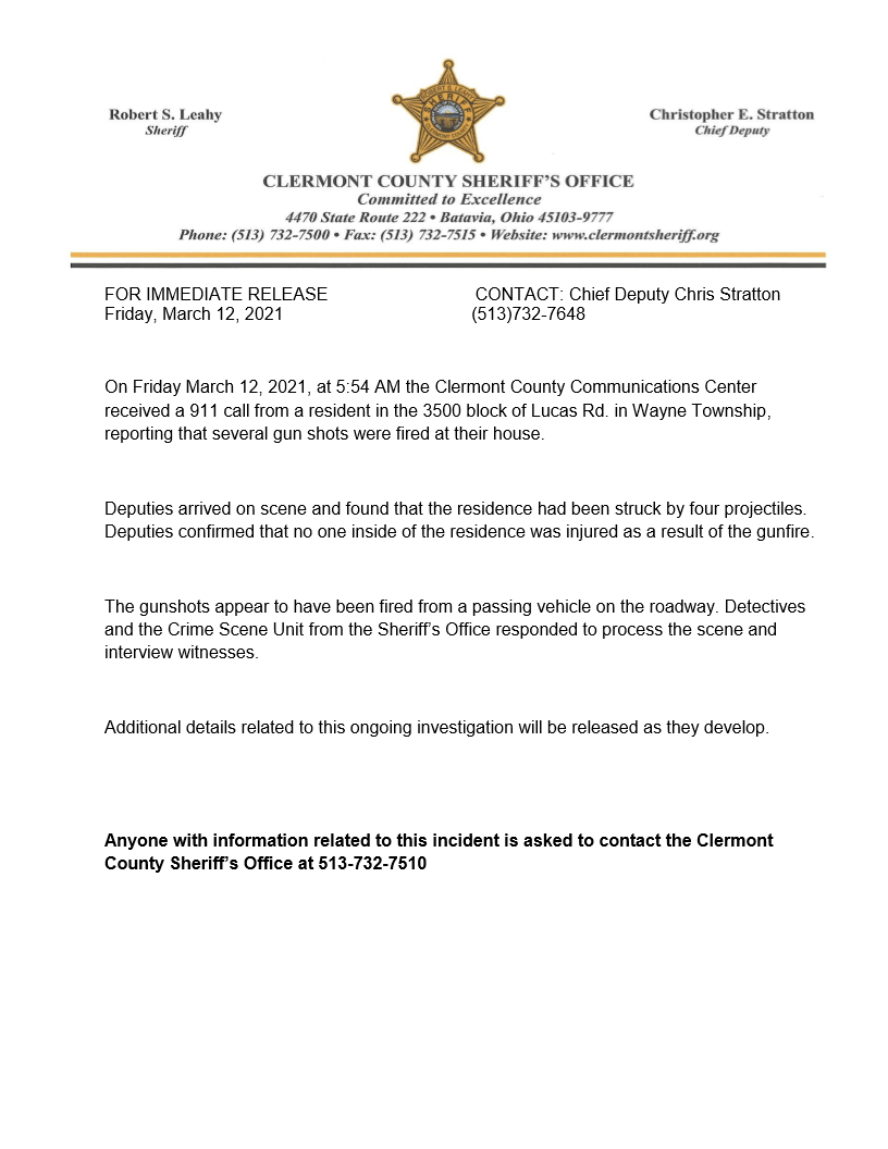 Clermont County Sheriff