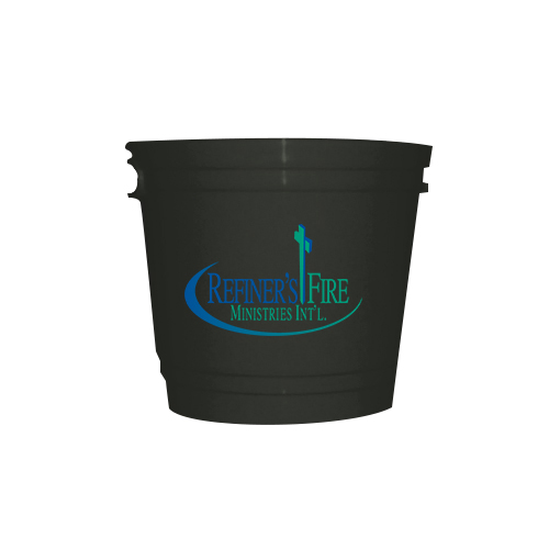 8" W Printed Church Offering Bucket Clevenger Printing