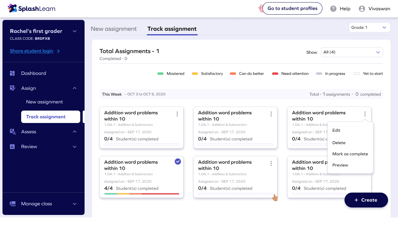 Tracking class assignment never been so easy