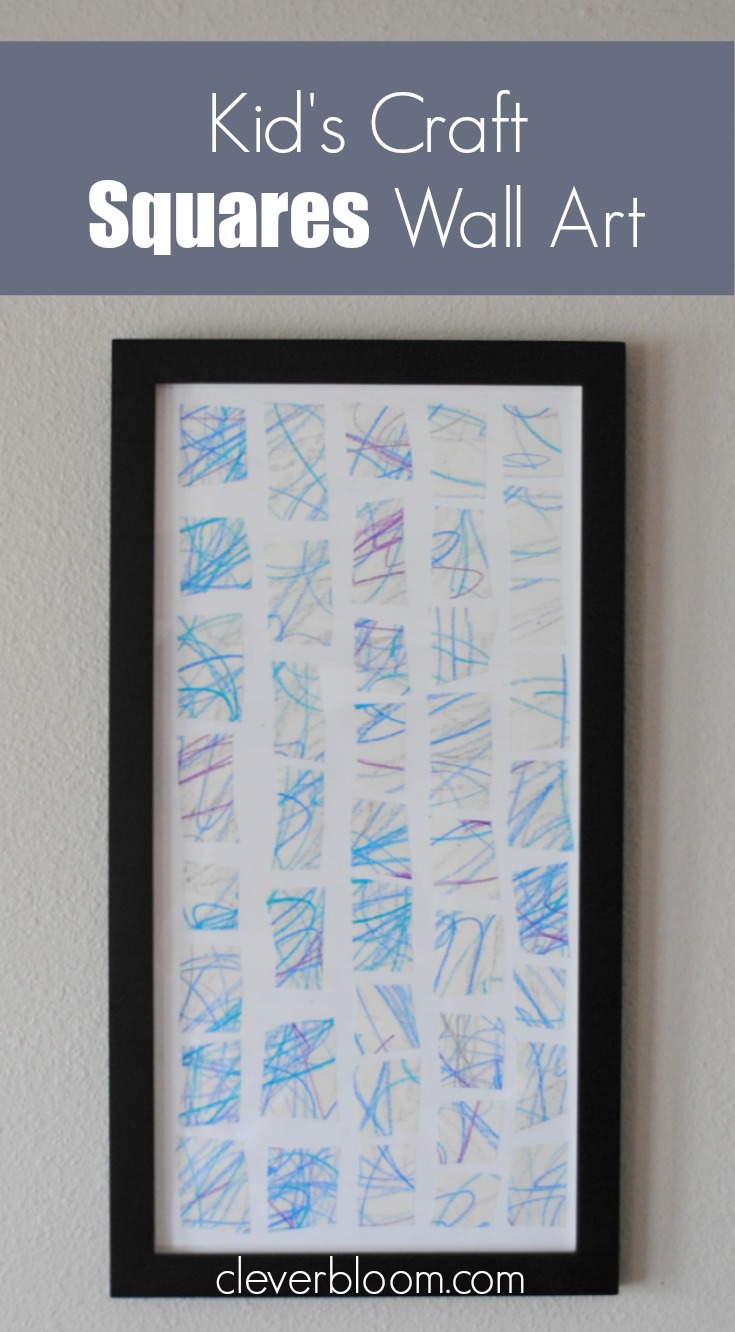 Kid's CraftSquares Wall Art Clever Bloom