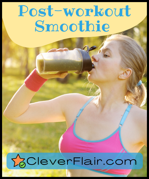 PostWorkout Smoothie Recipe with Pea Protein Powder