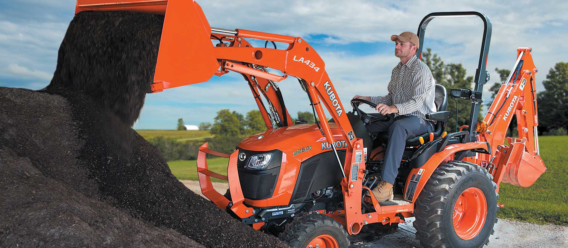 Kubota tractors, RTV sidebysides, hay, lawn, garden, harvesting