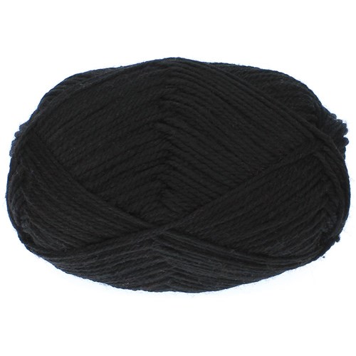 Soft Yarn Wool Black 100g Sewing & Textiles CleverPatch Art