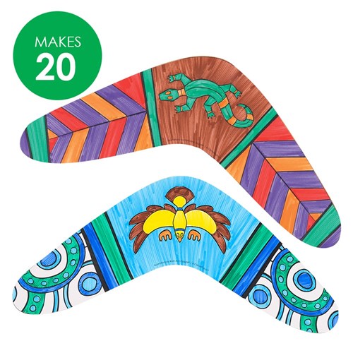 Large Boomerangs & Indigenous Templates Kit CleverPatch CleverPatch
