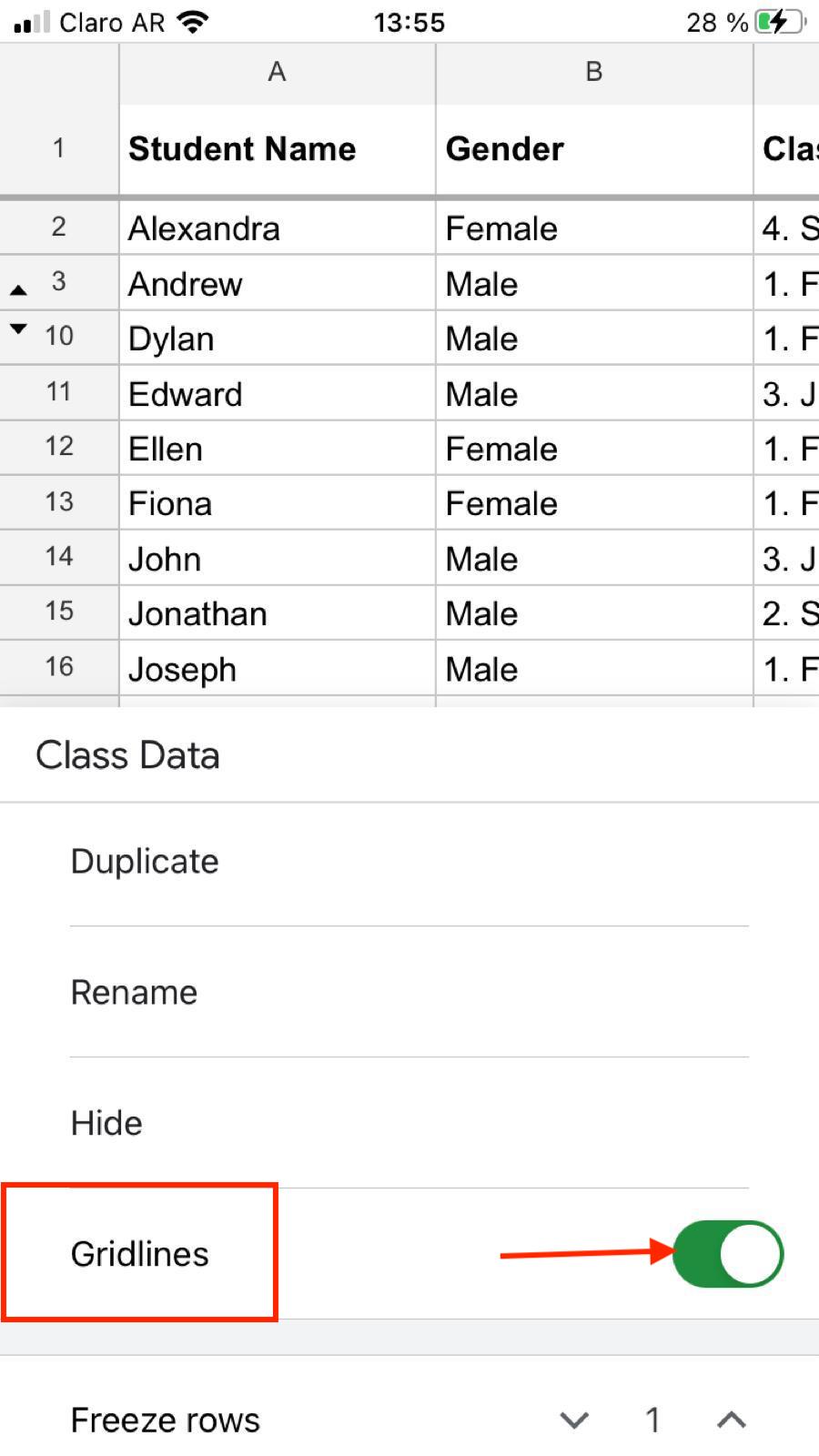 How to Remove Gridlines in Google Sheets cleverprojectmanagement