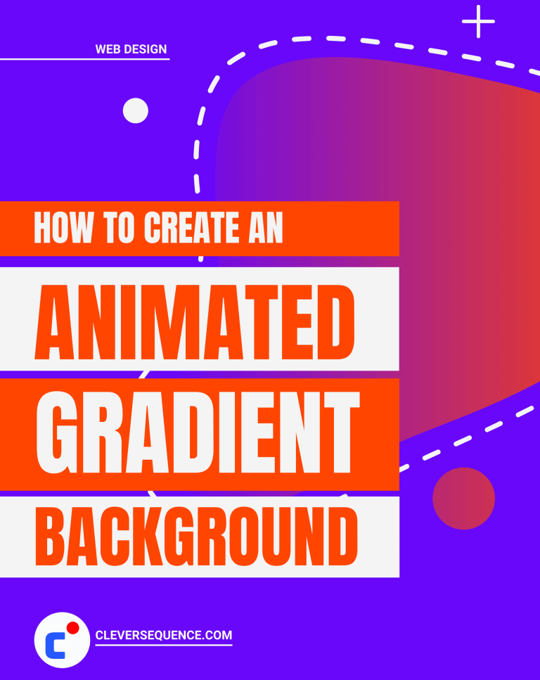 How to Create an Animated Gradient Background in 2023