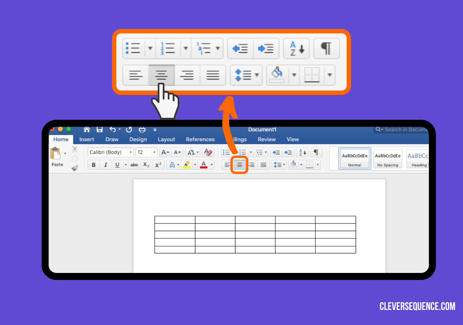 How to Center a Table Horizontally in Word in a Few Steps