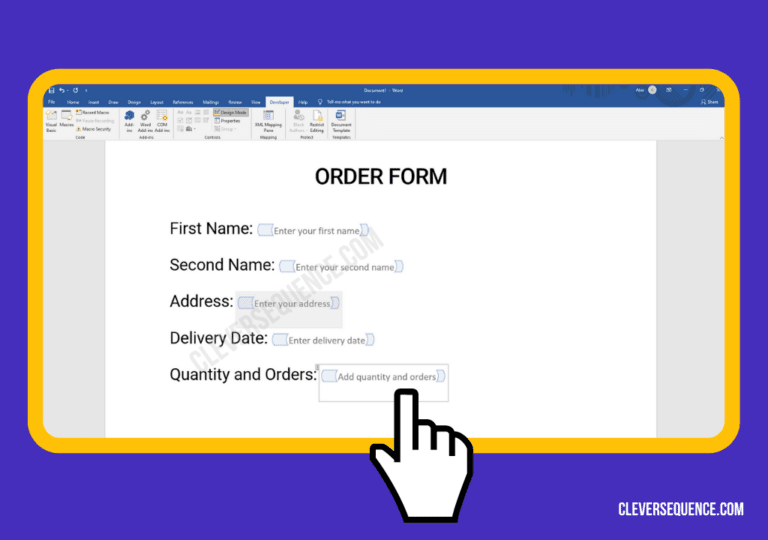 3 Ways to Create Fill in the Blank in Word Step by Step