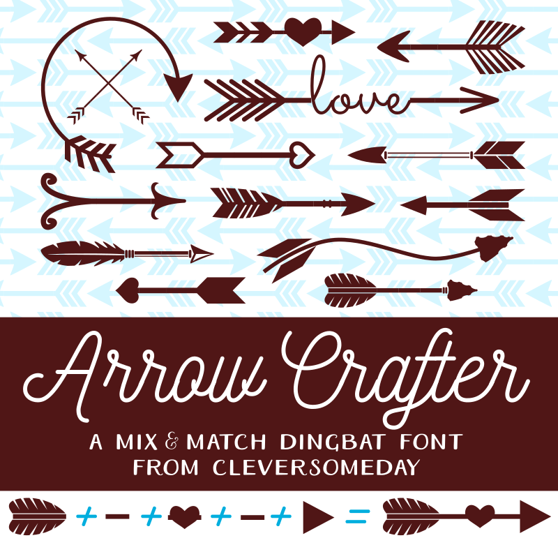 My Arrow Crafter font hits Dafont