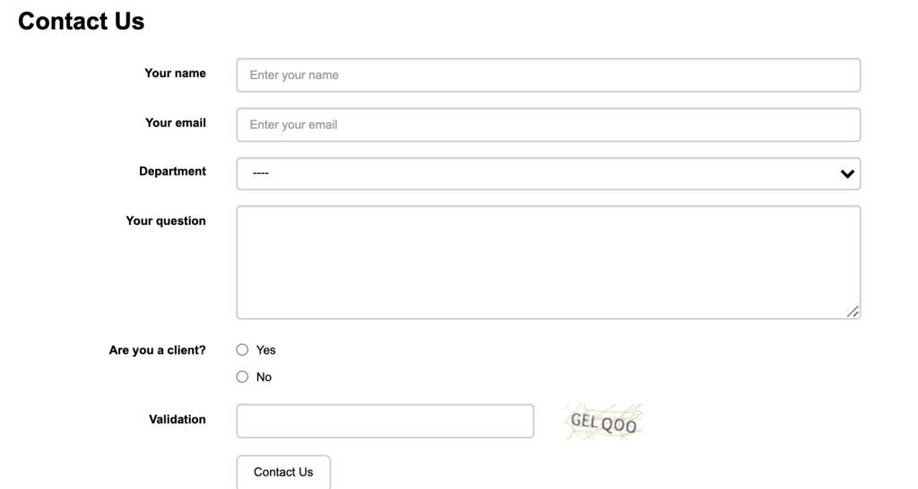 PHP Contact Form Generator Clex Soft