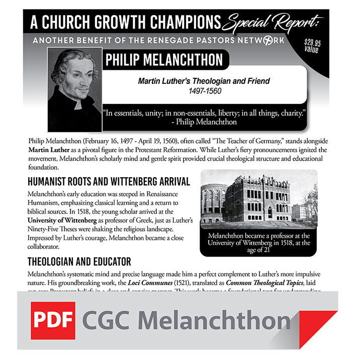 New Reformation Month Gift Meet Melanchthon Luther's Fellow Reformer