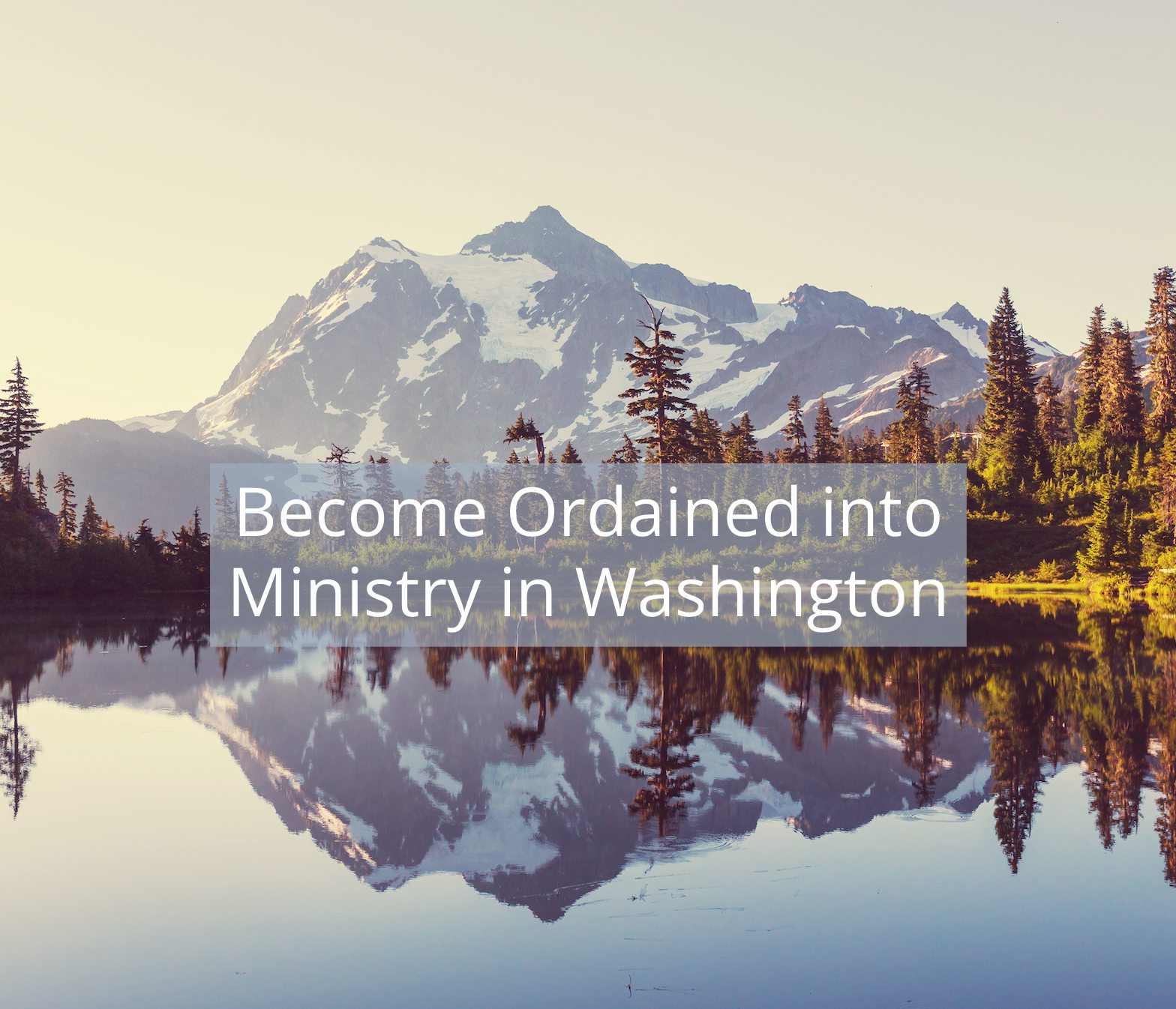How To Ordained In Washington at Amber Fletcher blog