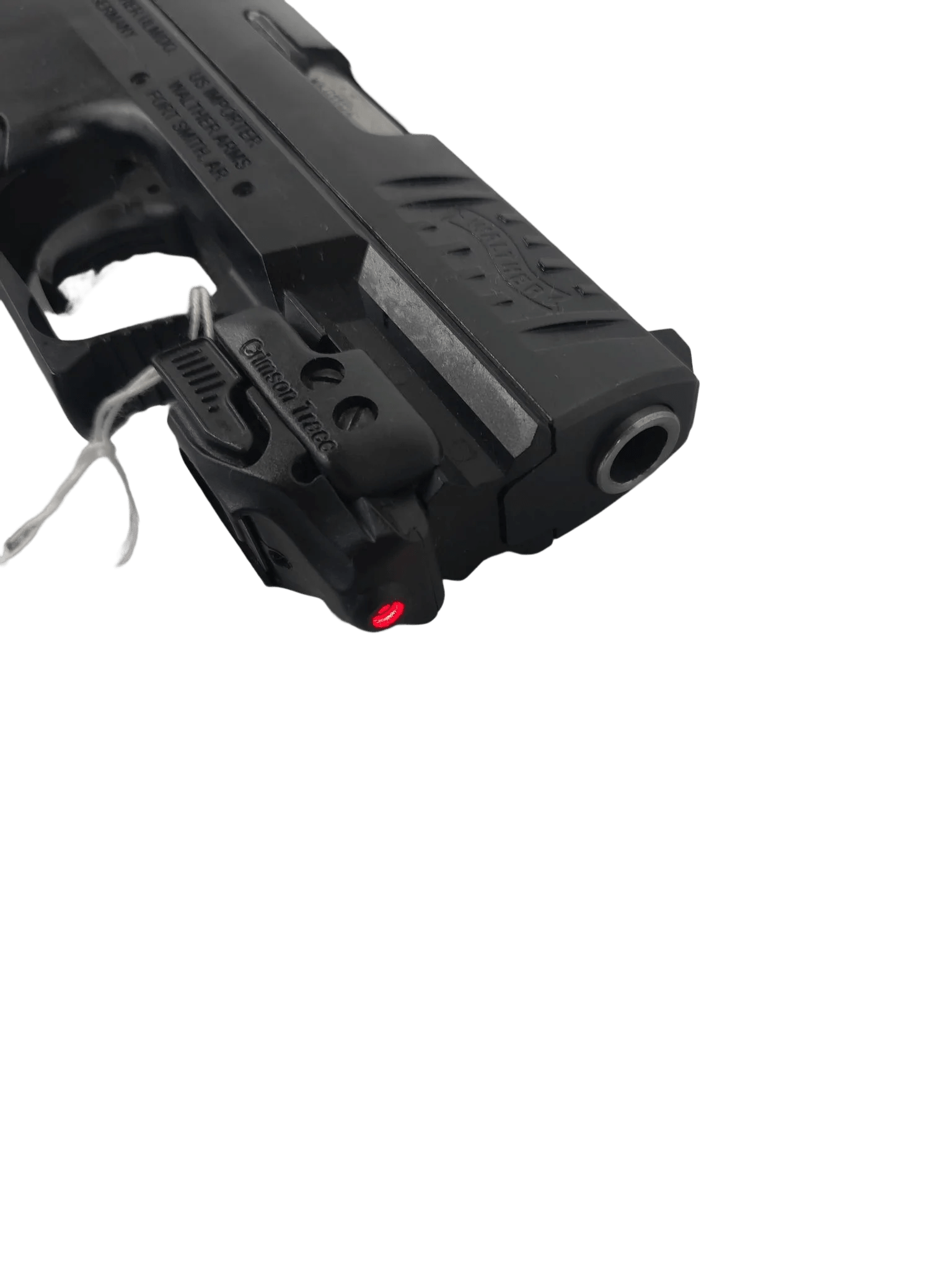 Used Walther CCP 9MM SemiAuto Pistol w/3 Magazines, Crimson Trace Red