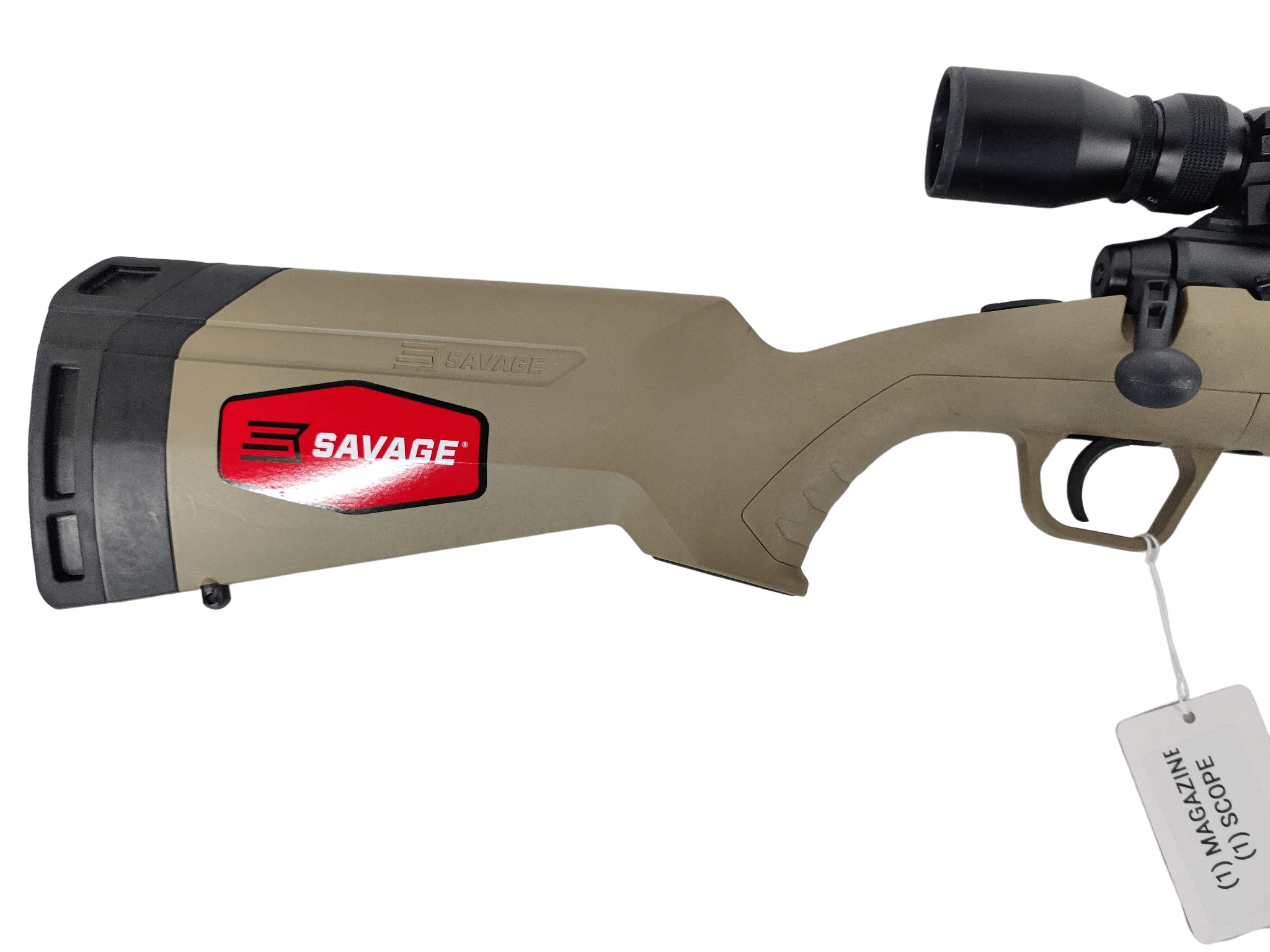 Used Savage Arms Axis FDE .350 Legend Bolt Rifle w/Scope, Magazine