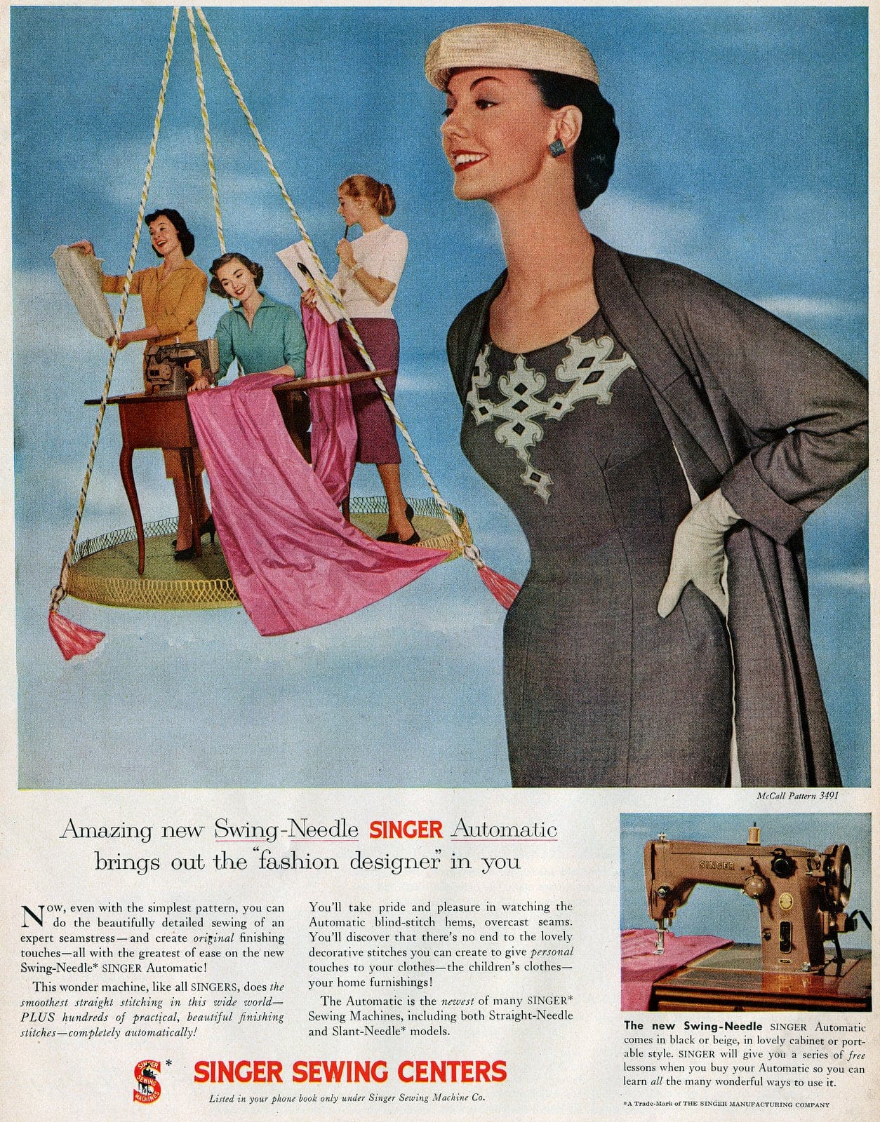 Vintage Singer sewing machines from the '50s They're sew classic
