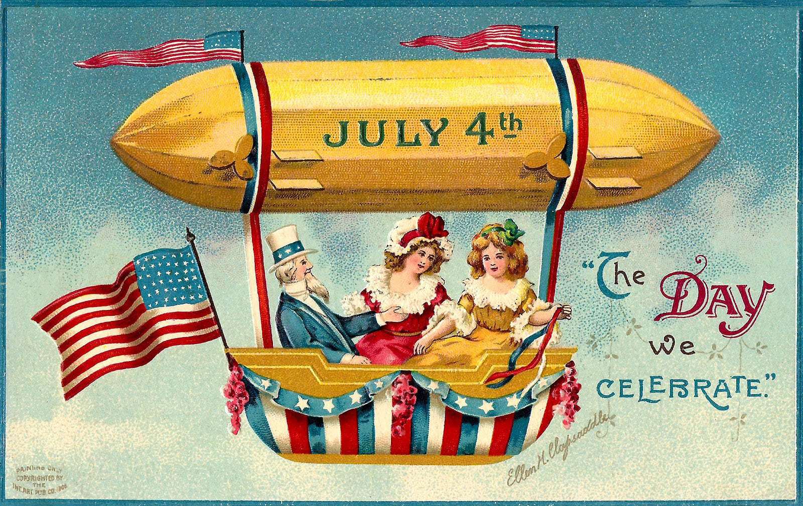 Vintage postcards for the 4th of July to see & share Click Americana