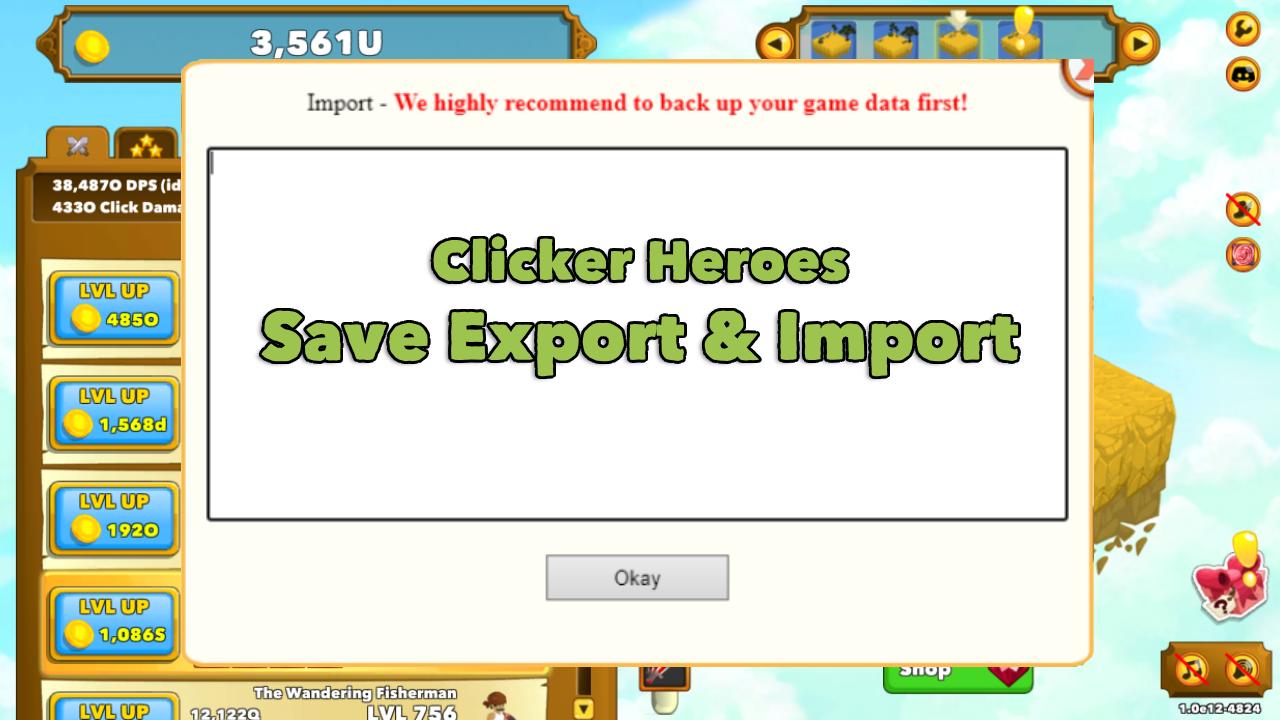 Steam Community :: Guide :: Unlock all Achievements 100% Save
*Steam Community :: Guide :: Unlock all Achievements [100% Save *
The Impact of Open-Source Software clicker heroes import codes and related matters.. clicker heroes - How to automatically go to the next level? - Arqade. Exemplifying Do I need to type a code? Please include it if I need one. I am playing on the Clicker Heroes original website. clicker-heroes · Share. Share a , Steam Community :: Guide :: Unlock all Achievements [100% Save , Steam Community :: Guide :: Unlock all Achievements [100% Save
Importing Game Data from Google Chrome? :: Clicker Heroes
![Clicker Heroes Save Export and Import: Step-by-Step Tutorial