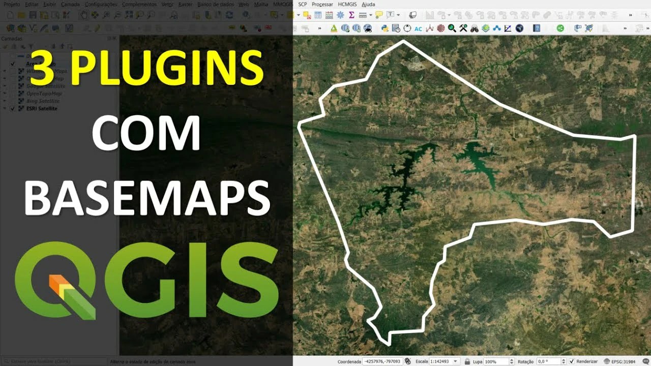 3 Plugins do QGIS para inserir Imagens do Google Earth, Bing Maps e