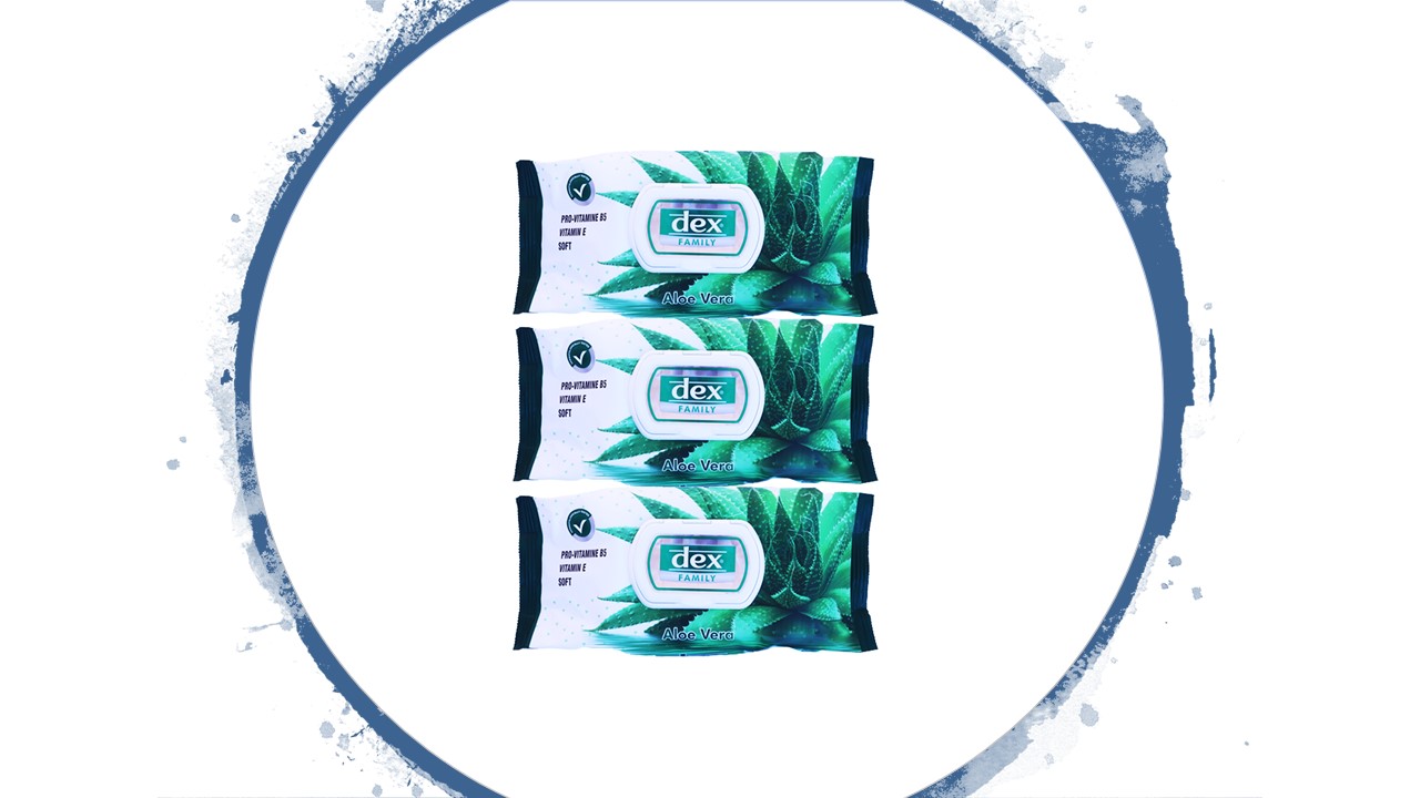 Dex Aloe Vera Family and Baby Wet Wipes (3 x 72’s) ClickMart
