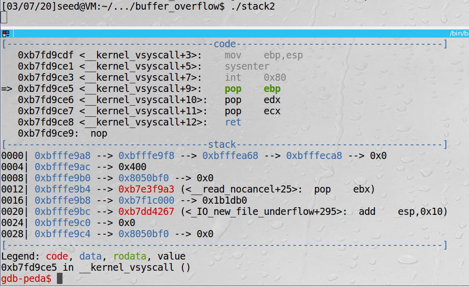 BufferOverflowAttack clickmouse