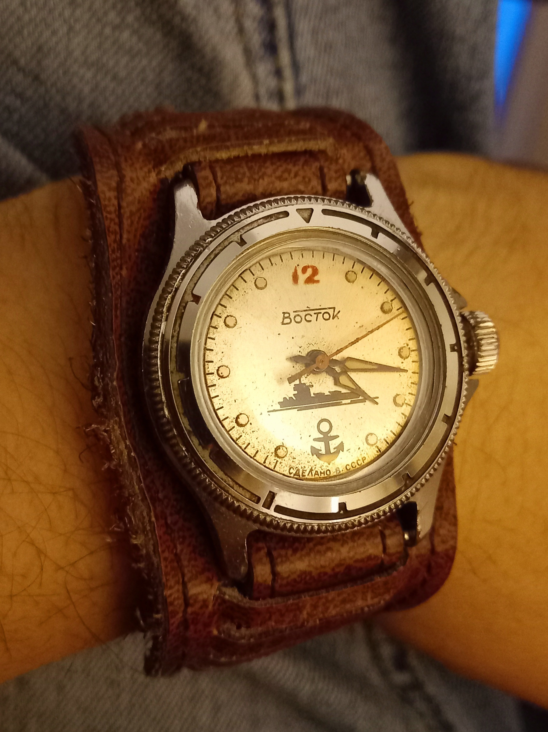 USS Gerald R Ford wrist check. Genuine Watches RWG Replica Watch