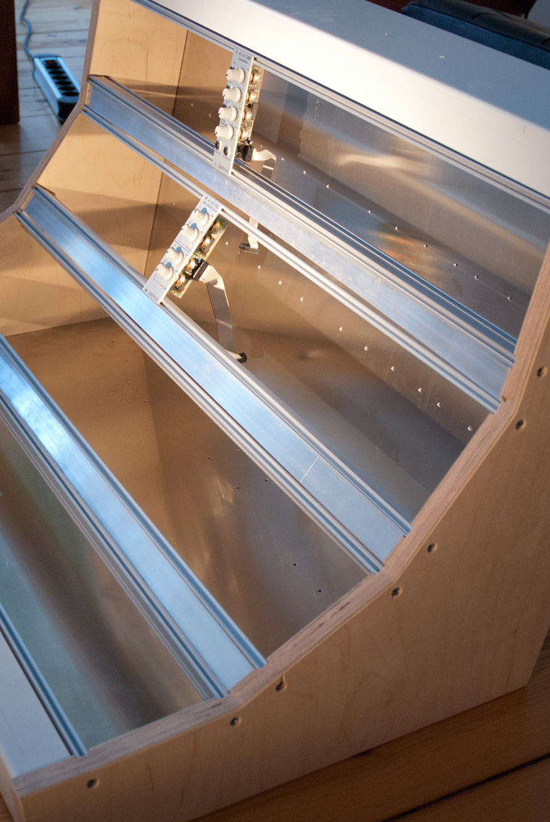 DIY Eurorack Console Case First assembling