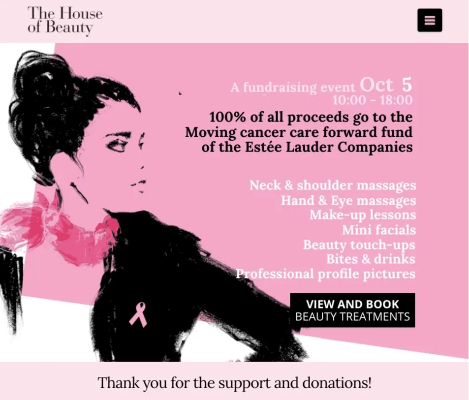 Estée Lauder The House of Beauty ClickSmash Online Business Solutions