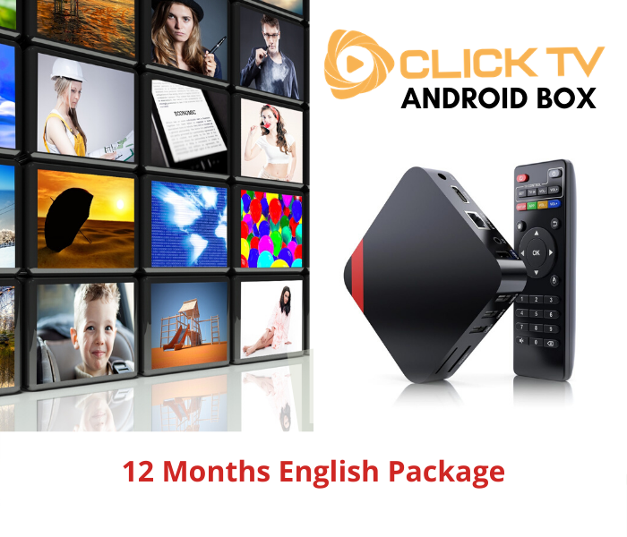 12 Month English Package CLICK TV