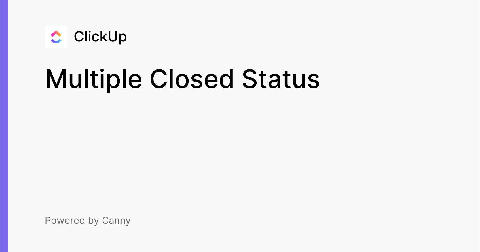 Multiple Closed Status Voters ClickUp