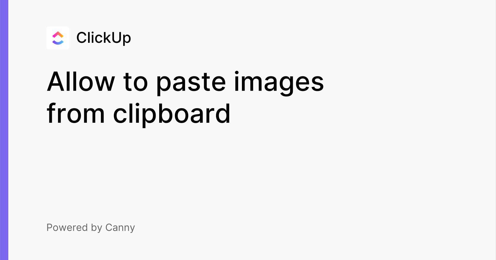 Allow to paste images from clipboard Voters ClickUp