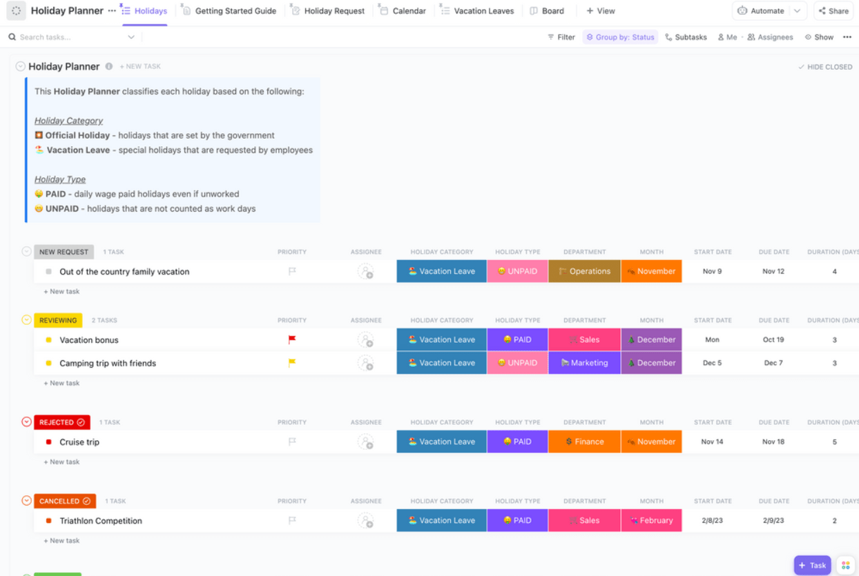 10 Free Daily Planner Templates in Word, Excel, & ClickUp