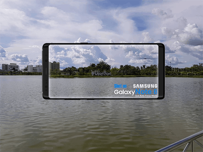 Activate "Shot On Galaxy S8/S8+/Note8" Watermark In Camera App
