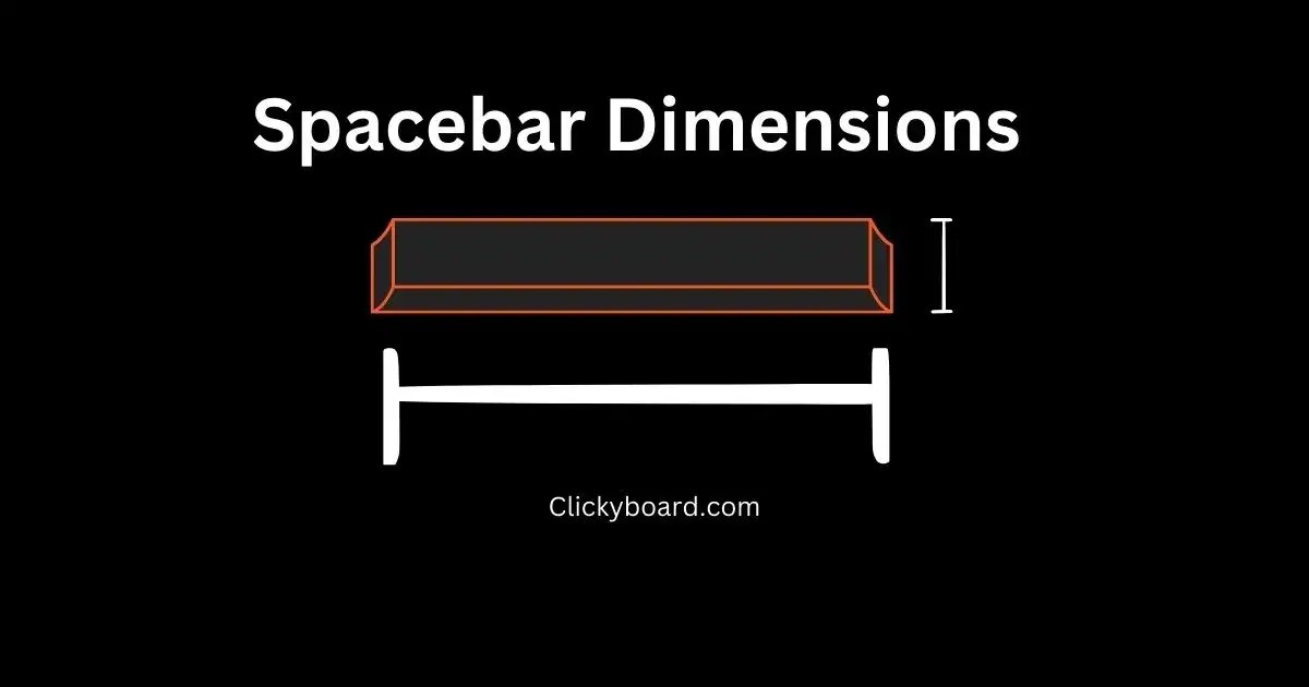 A Complete Guide To Spacebar Dimensions CLICKY BOARD
