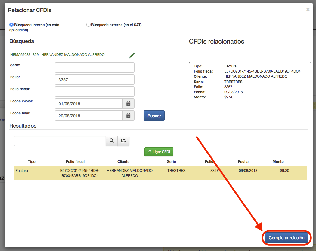 Complemento de Pago SAT Recibo electrónico de pagos