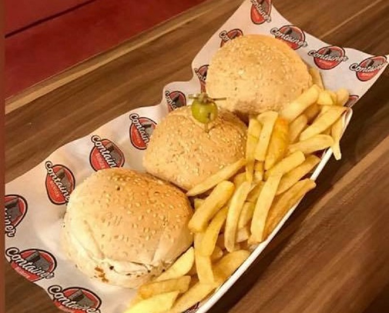 Container Burger Gourmet Clientes Consumer