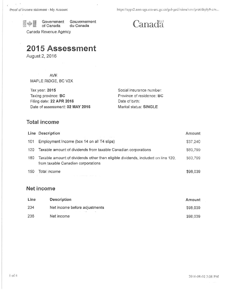 Paperwork Examples Client First Mortgages