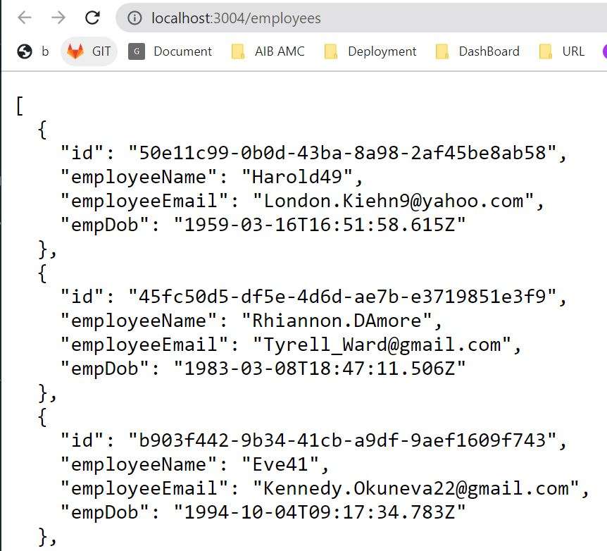 Jsonserver + Fake API