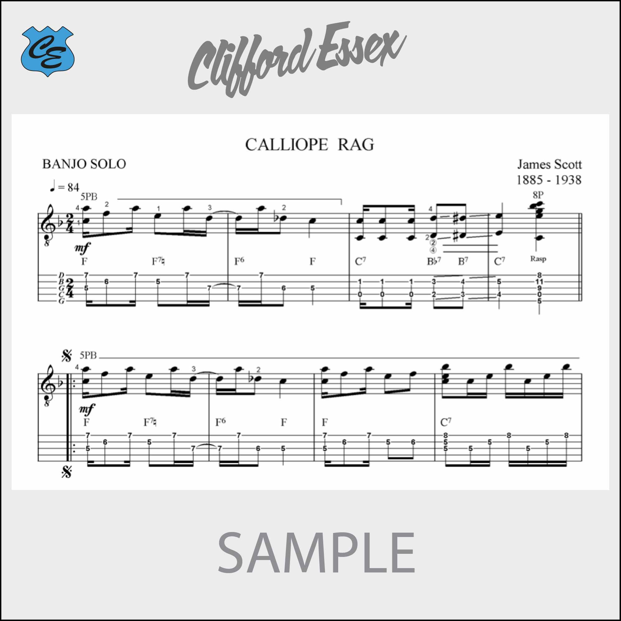 Calliope Rag Clifford Essex Music Co Ltd