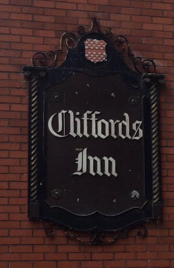 Cliffords Inn, London EC4A Home Page