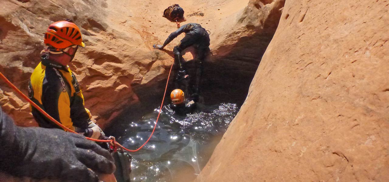 Introduction to Canyoneering Course 1 Day In Moab Canyons Moab
