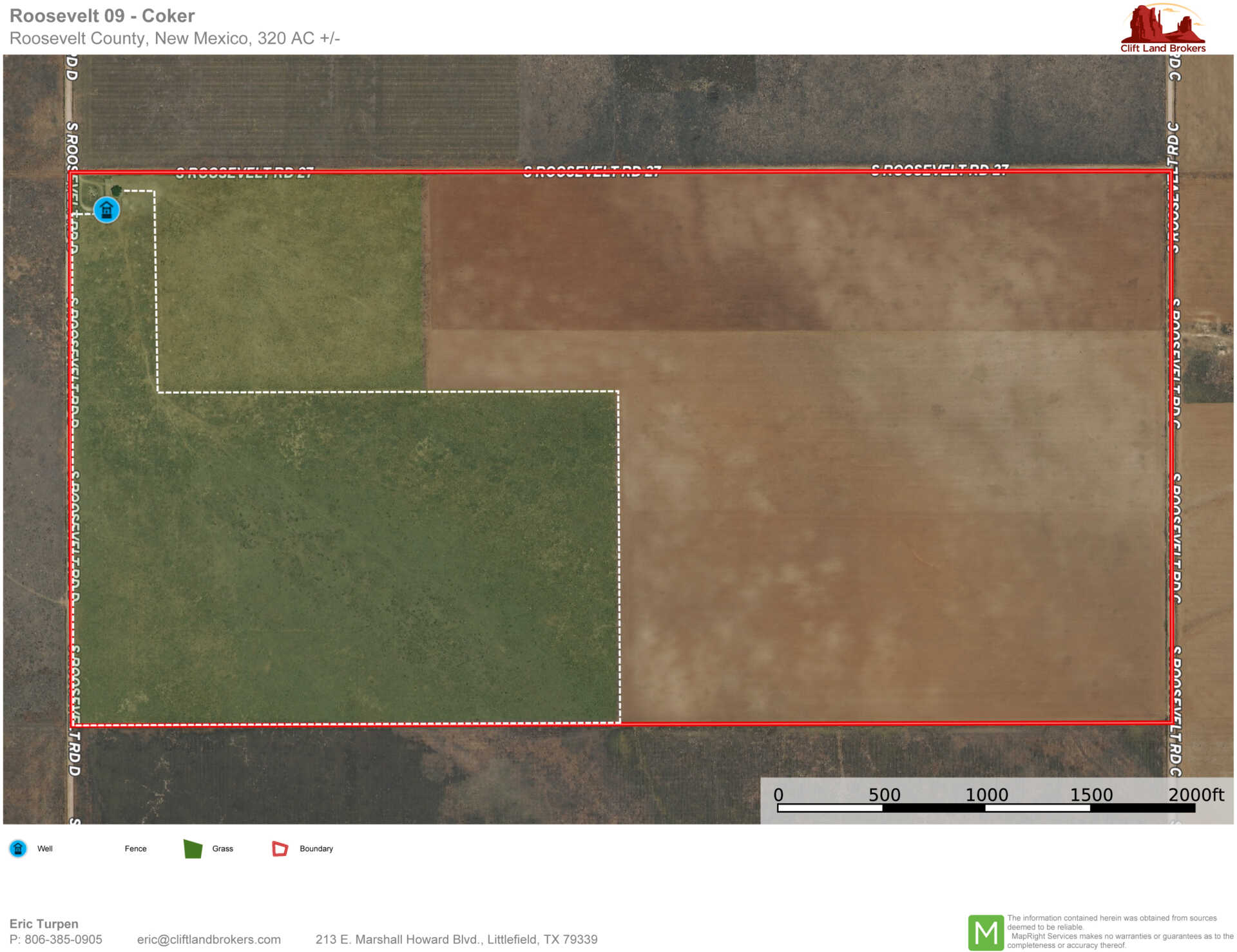 320 +/ Acres in Roosevelt County, New Mexico Clift Land Brokers