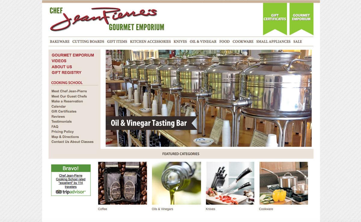 Chef JeanPierre Clifton Design Group Fort Lauderdale Web Design
